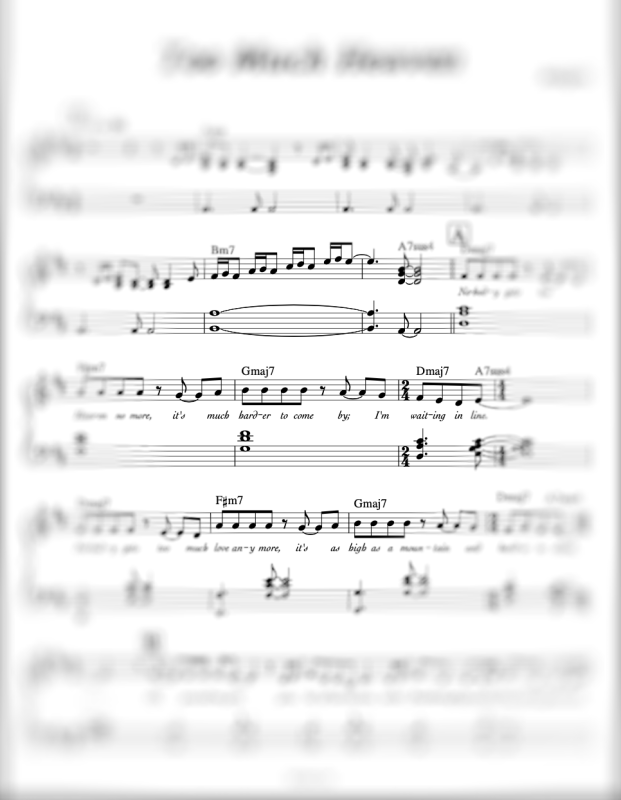 Too Much Heaven || The Bee Gees